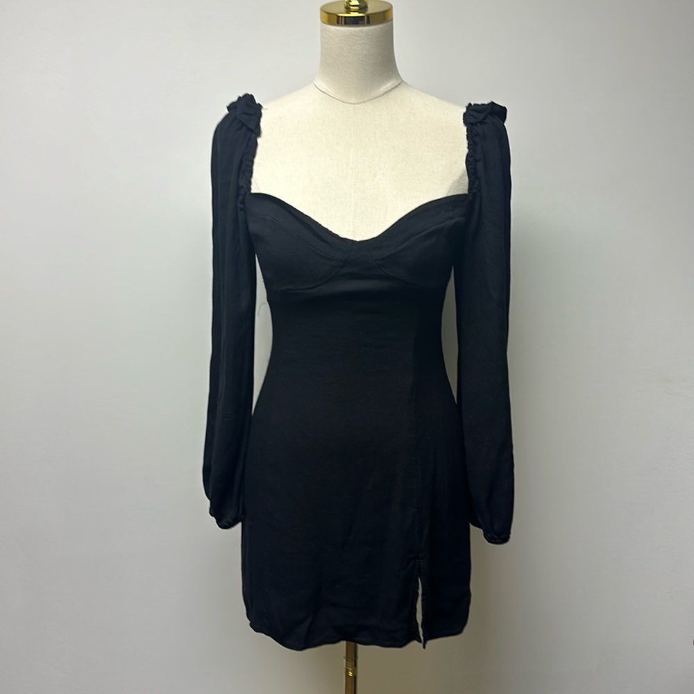 Wilfred Black Bell Sleeve Dress